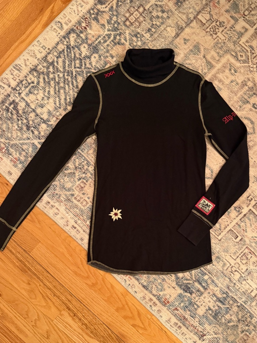 Alp n Rock women's Base layer Black Long-Sleeve Turtlenec